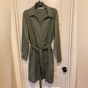 Lee Olive Green Shirt Dress